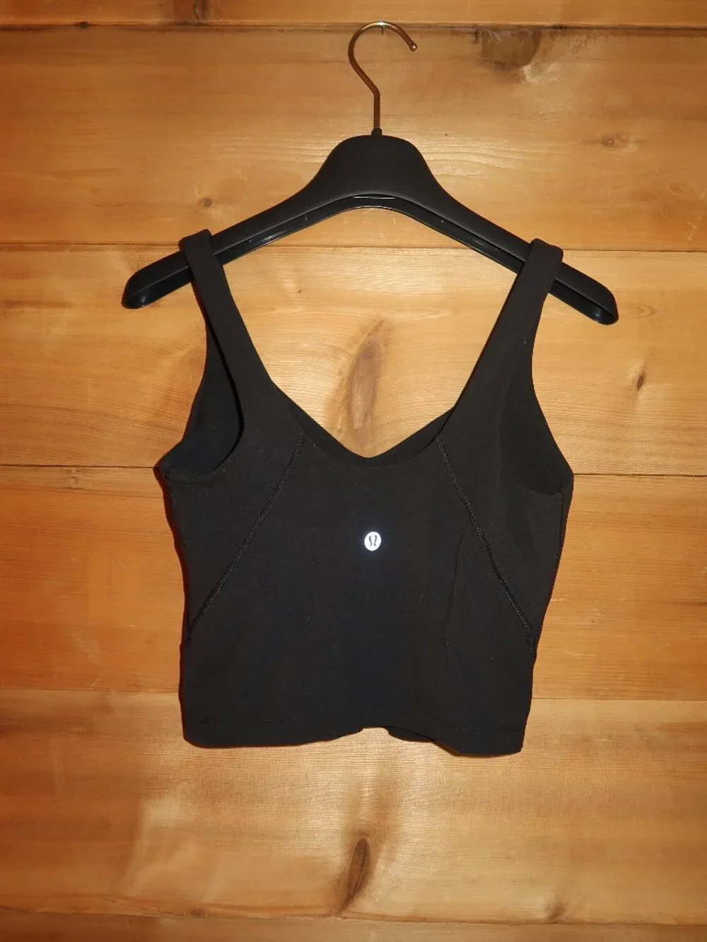 Lululemon Align Tank Top With Built In Sports Bra in Black